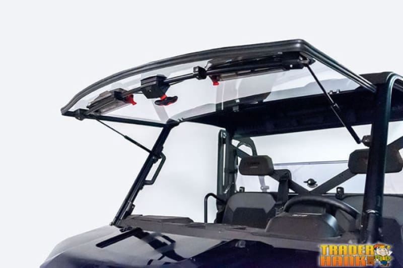 Polaris Ranger Mid Size EV/ION/ ETX Flip-Up Vented Scratch Resistant Windshield 2015-2021 | 
