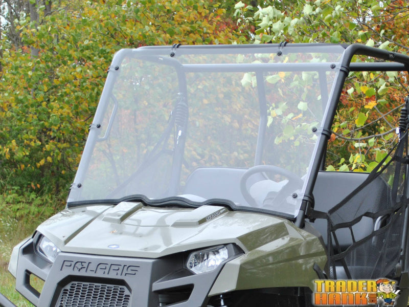 Polaris Ranger Midsize 400/500/800/EV Scratch Resistant Full Windshield | Free shipping