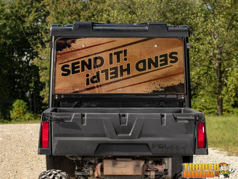 Polaris Ranger Midsize Rear Windshield | Free shipping