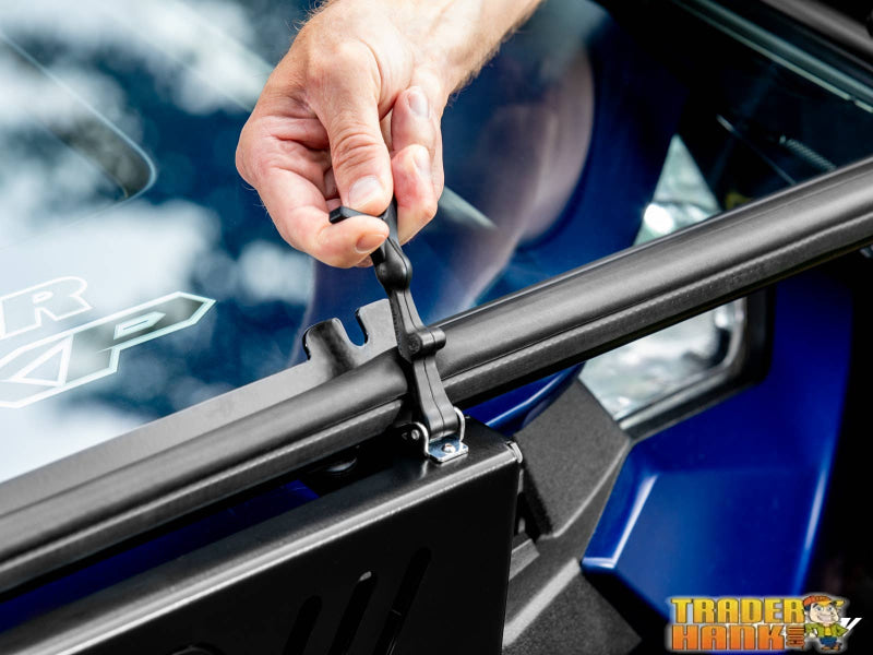 Polaris Ranger XP 1000 Flip Down Glass Windshield | Free shipping