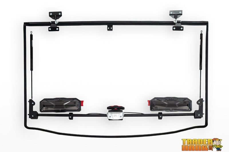 Polaris Ranger 500/570 Midsize Flip-Up Vented Scratch Resistant Windshield 2015-2022 | Free shipping