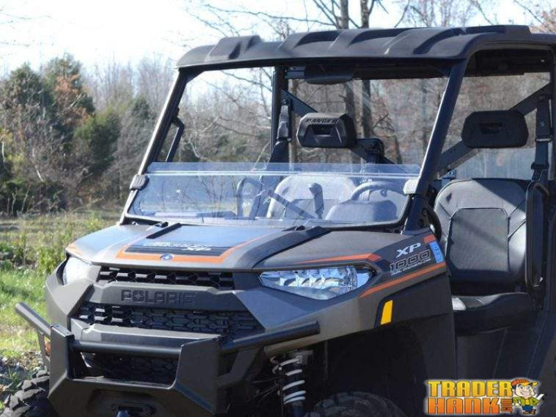 Polaris Ranger XP 1000 Half Windshield Fits Older and Newer Body Style | SUPER ATV WINDSHIELDS - Free Shipping