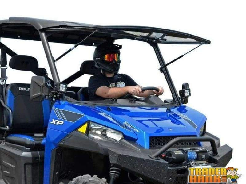 Polaris Ranger XP 570 Scratch Resistant Flip Windshield | Free shipping