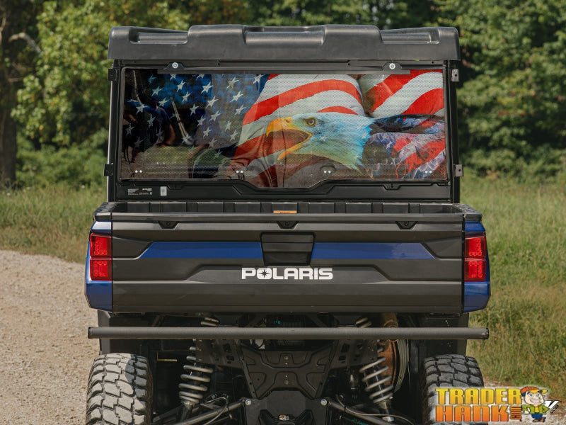 Polaris Ranger XP 570 Scratch-Resistant Rear Windshield | Free shipping