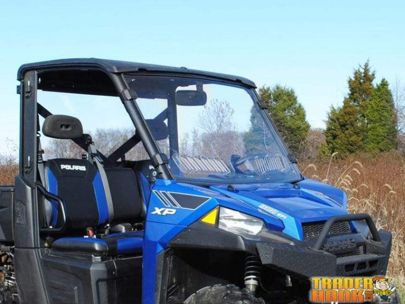 Polaris Ranger XP 570 Scratch Resistant Vented Full Windshield | SUPER ATV WINDSHIELDS - Free Shipping