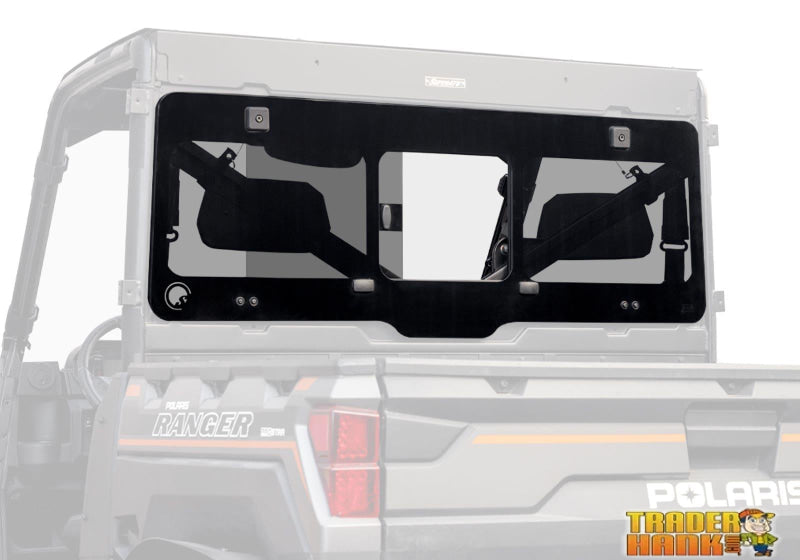 Polaris Ranger XP 900 Glass Sliding Rear Windshield | UTV Accessories - Free shipping