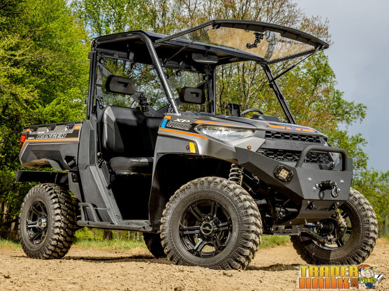 Polaris Ranger XP Kinetic Scratch-Resistant Flip Windshield | Free shipping