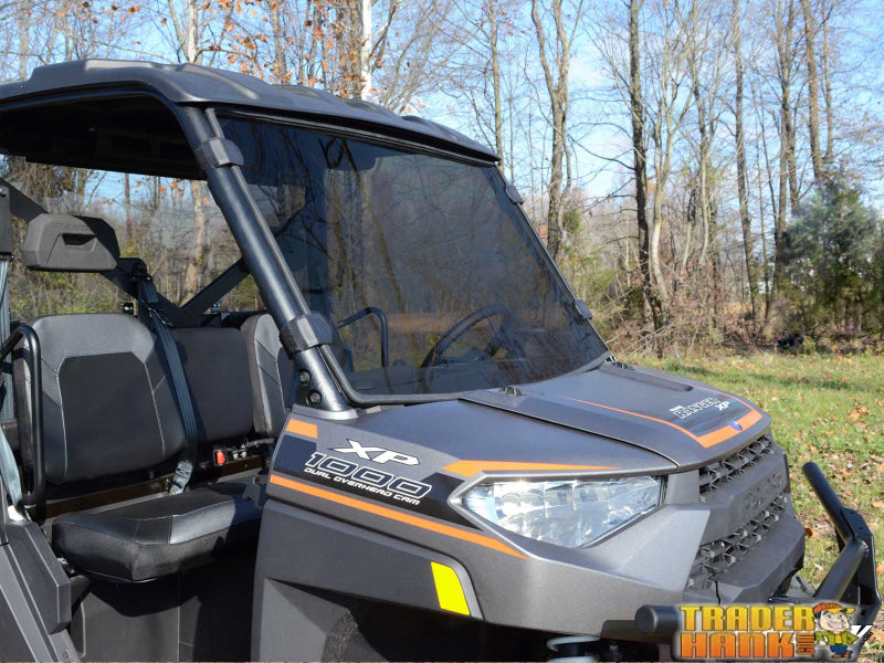 Polaris Ranger XP Kinetic Scratch-Resistant Full Windshield | UTV Accessories - Free shipping