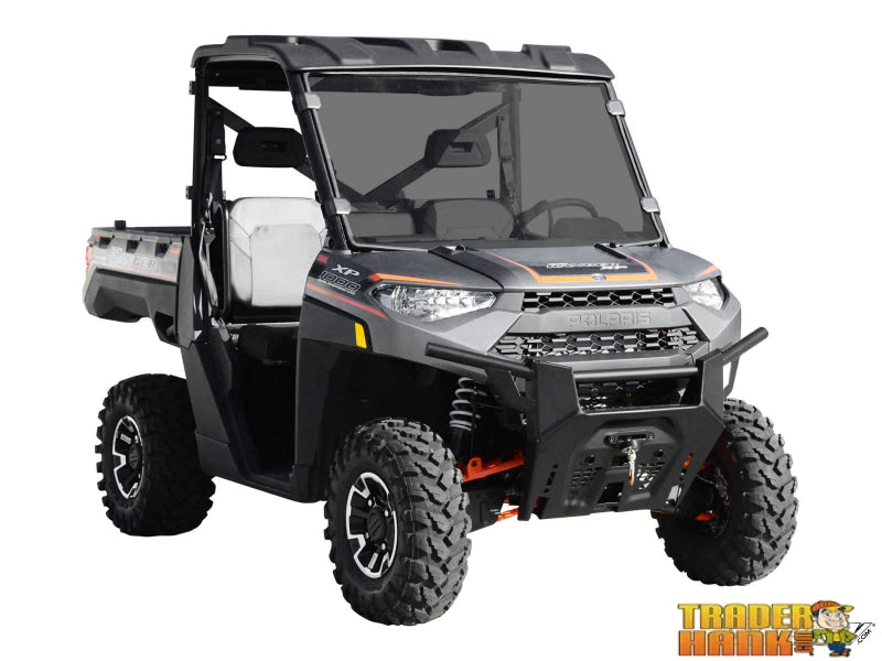 Polaris Ranger XP Kinetic Scratch-Resistant Full Windshield | UTV Accessories - Free shipping