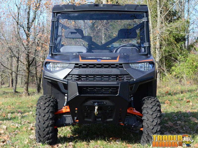 Polaris Ranger XP Kinetic Scratch-Resistant Full Windshield | UTV Accessories - Free shipping