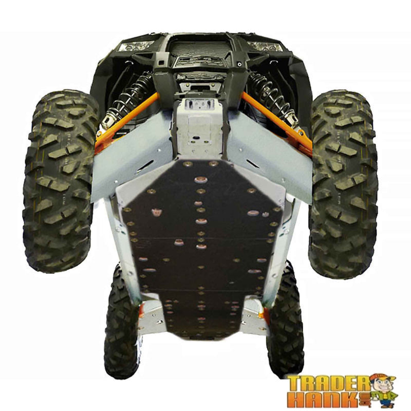 Polaris RZR-4 900 Ricochet 11-Piece Complete Aluminum or UHMW Skid Plate Set | Free shipping