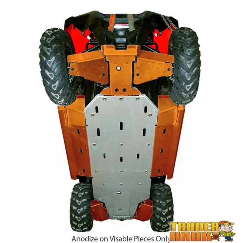 Polaris RZR 800 Ricochet 9-Piece Complete Aluminum Skid Plate Set | Free shipping