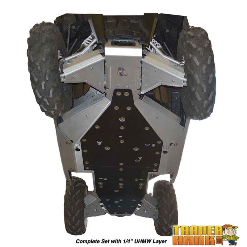 Polaris RZR 900 XC Ricochet 10-Piece Complete Aluminum or UHMW Skid Plate Set | Free shipping