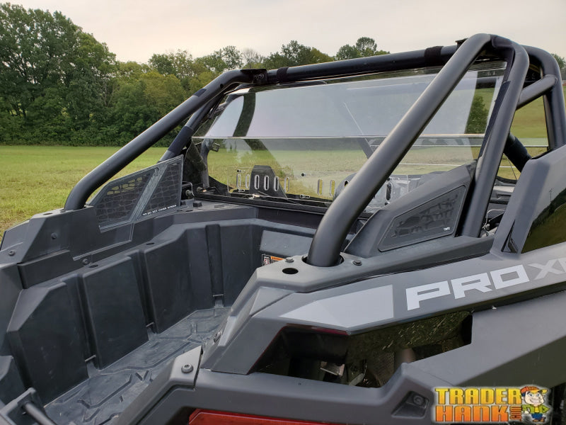 Polaris RZR PRO XP/Turbo R - 1 Pc Lexan Back Panel w/Clamp and Vent Options | UTV Accessories - Free shipping