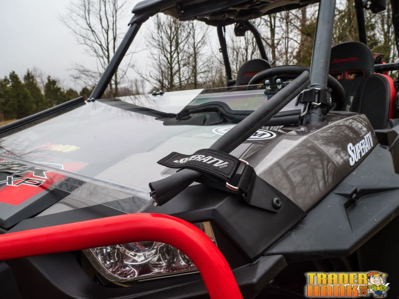 Polaris RZR S 1000 Scratch Resistant Flip Down Windshield | Free shipping