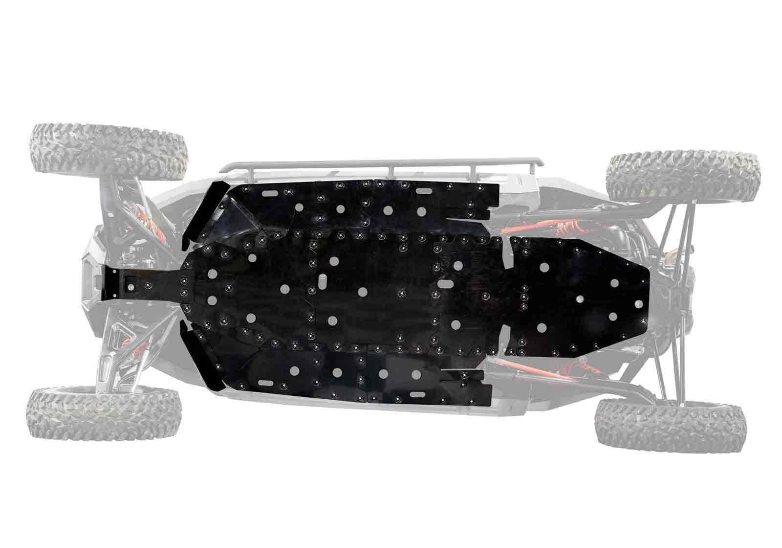 Polaris RZR Turbo R 4 Full Skid Plate
