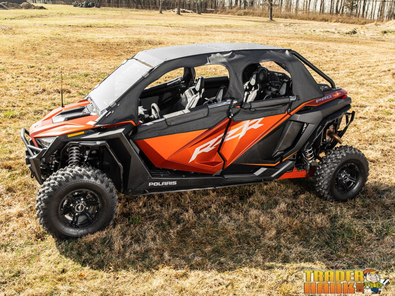 Polaris RZR Turbo R 4 Primal Soft Cab Enclosure Upper Doors | UTV Accessories - Free shipping