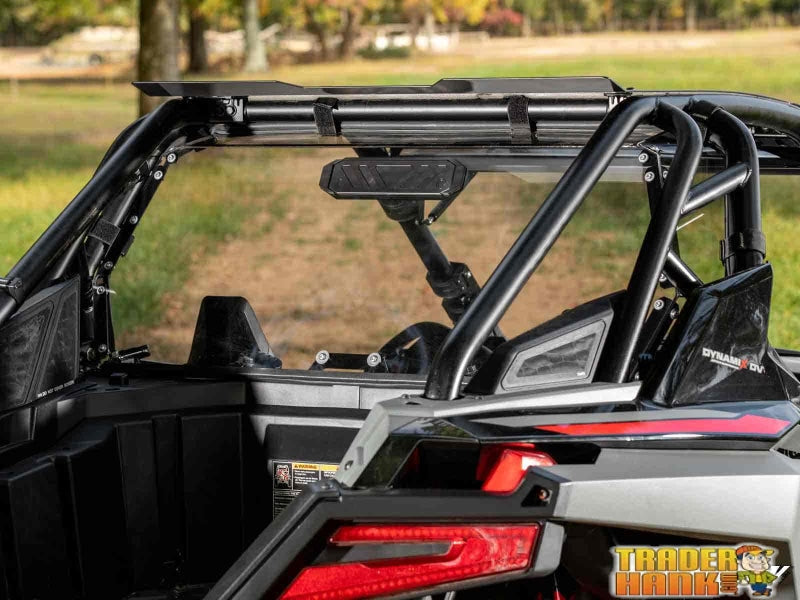 Polaris RZR Turbo R Rear Vented Windshield | UTV Accessories - Free shipping