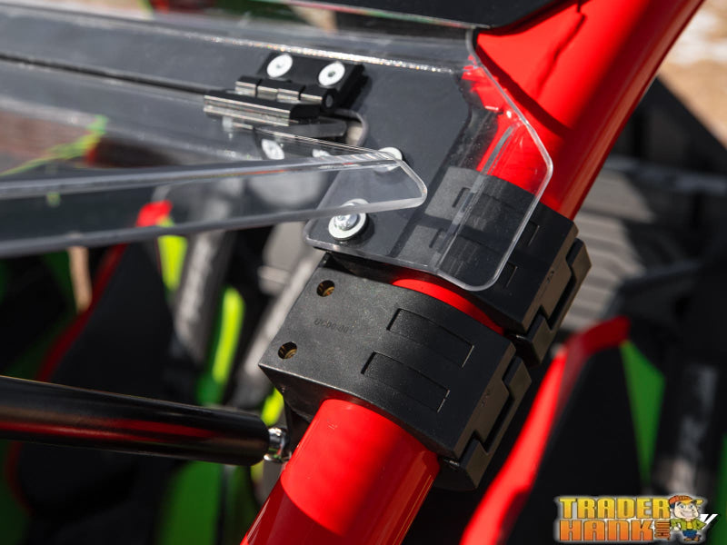Polaris RZR Turbo R Scratch-Resistant Flip Windshield | UTV Accessories - Free shipping