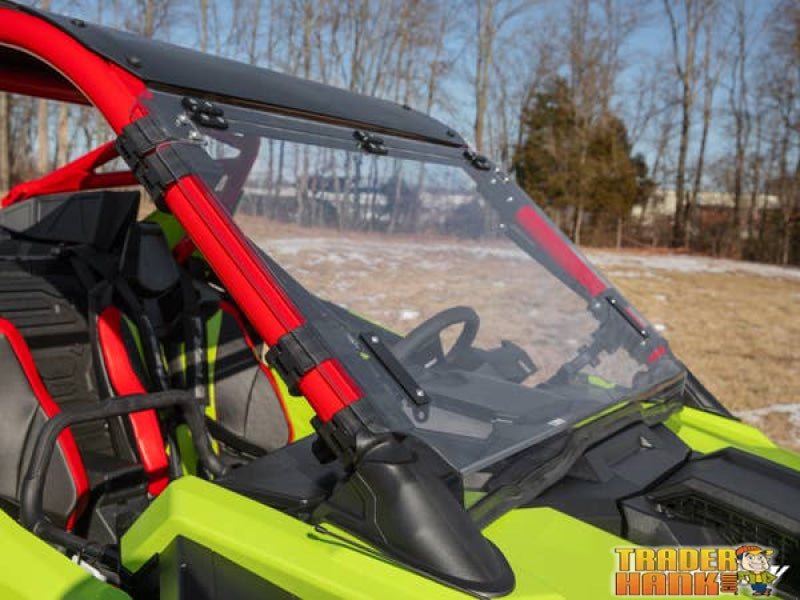 Polaris RZR Turbo R Scratch-Resistant Flip Windshield | UTV Accessories - Free shipping