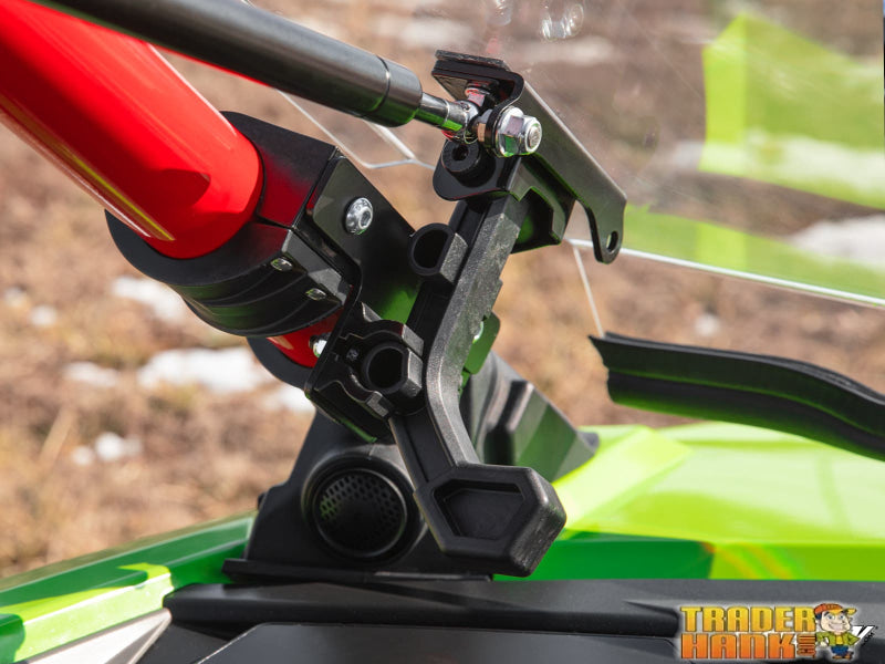 Polaris RZR Turbo R Scratch-Resistant Flip Windshield | UTV Accessories - Free shipping