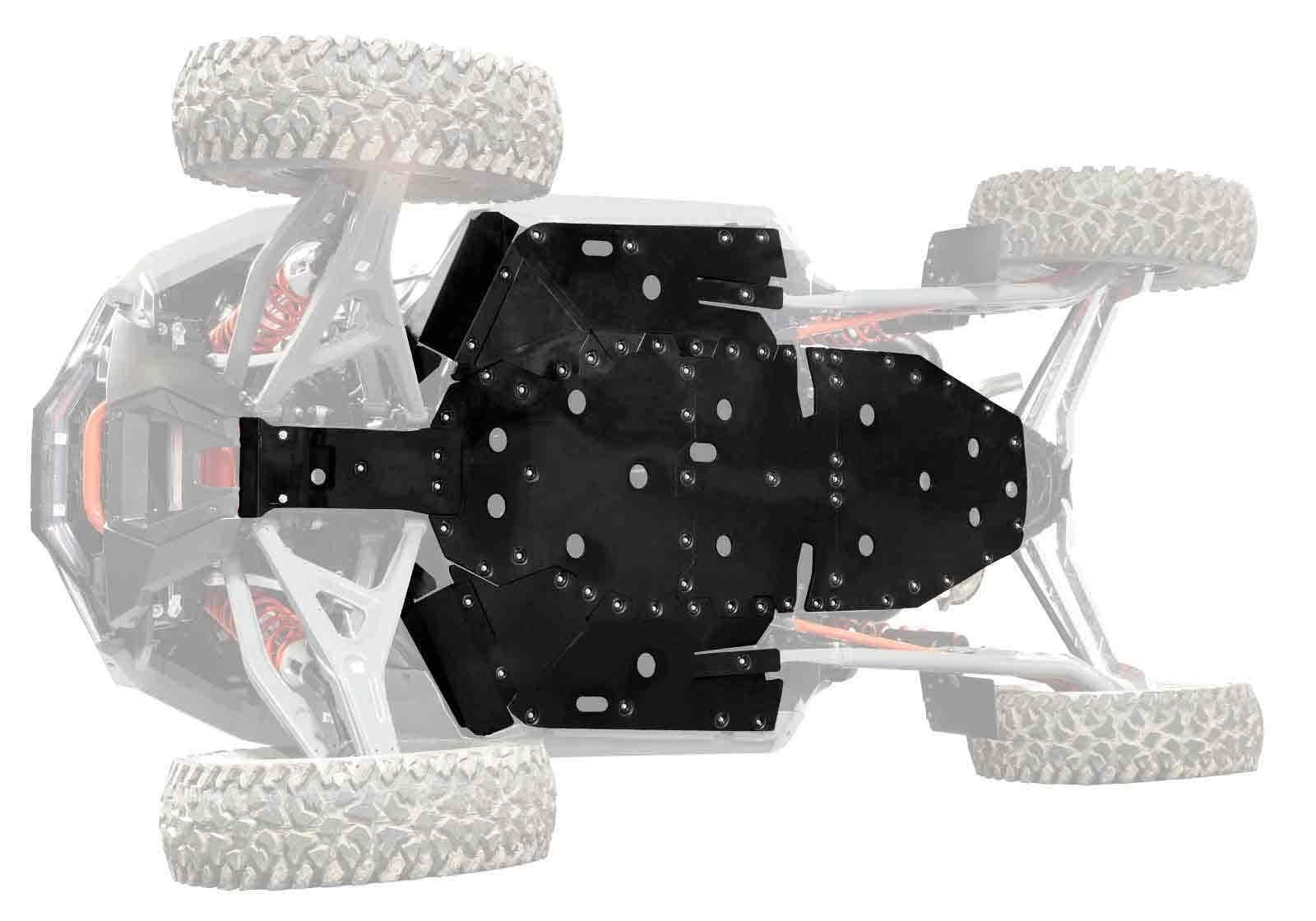Polaris RZR Turbo R Full Skid Plate