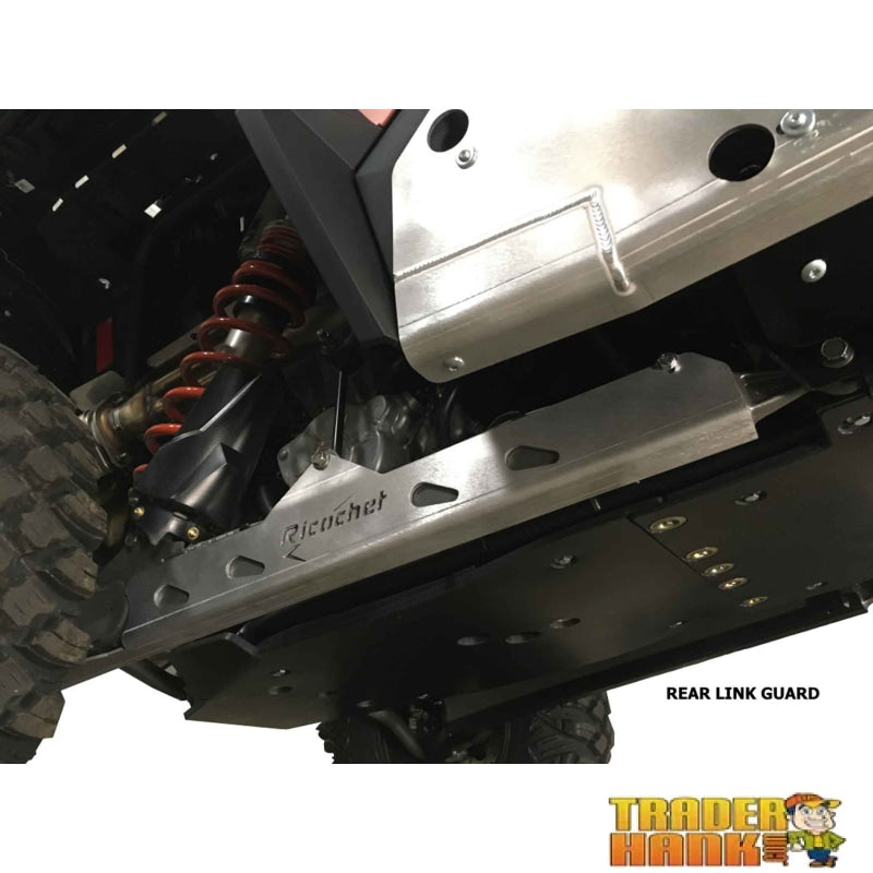 Polaris RZR XP 1000 Highlifter Ricochet 2-Piece Rear Linkage Guards | Free shipping