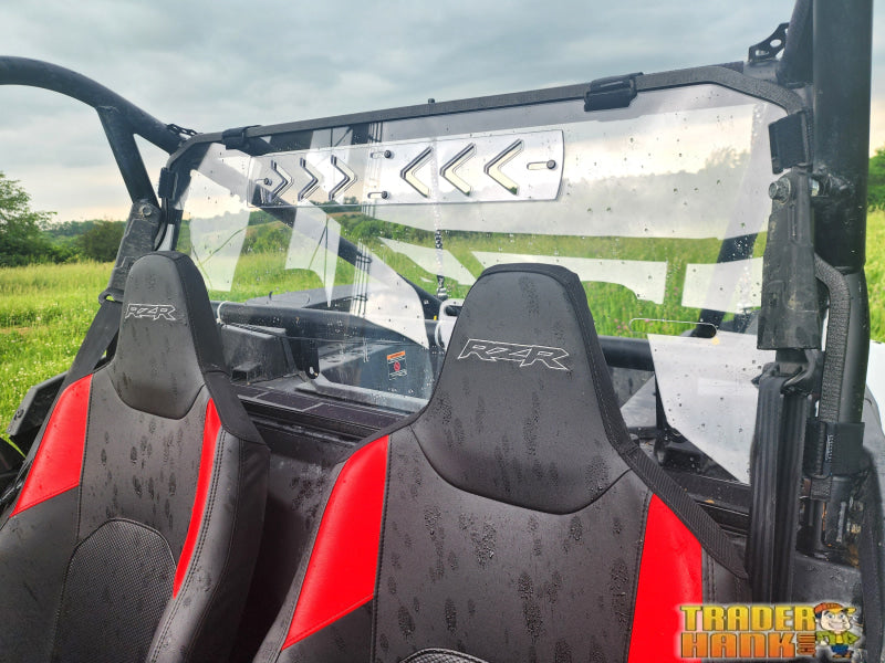 Polaris RZR XP 1000 Rear Windshield with Vent Options | UTV Accessories - Free shipping