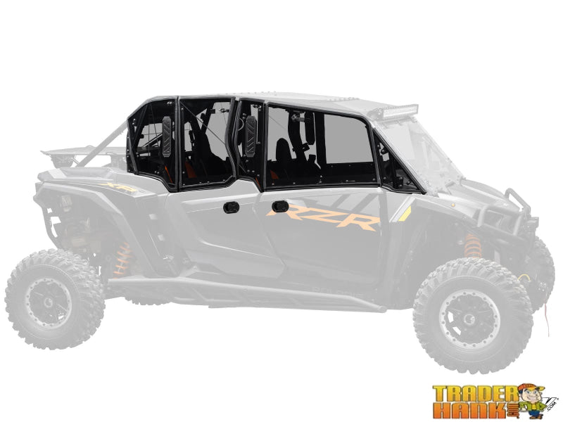 Polaris RZR XP 4 Hard Cab Enclosure Upper Doors | UTV Accessories - Free shipping