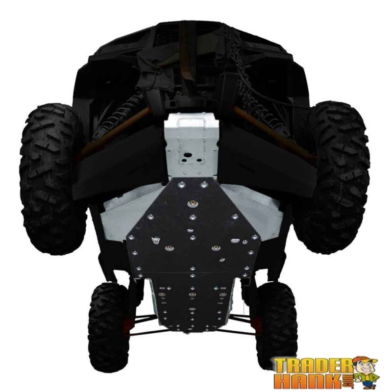 Polaris RZR XP-4 Turbo EPS Ricochet 5-Piece Aluminum or 9 piece UHMW Full Frame Skid Plate Set | Free shipping