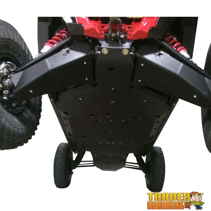 Polaris RZR XP-4 Turbo S Ricochet 11-Piece Complete Aluminum or UHMW Skid Plate Set | Free shipping