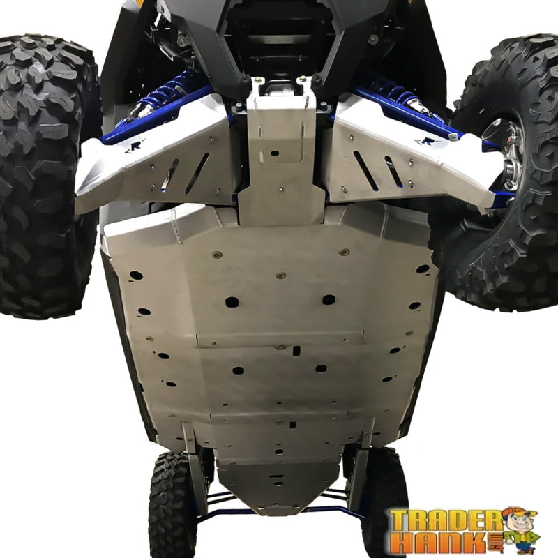 Polaris RZR XP Pro 4 Ricochet 11-Piece Complete Aluminum or 13 Piece UHMW Skid Plate Set | Free shipping