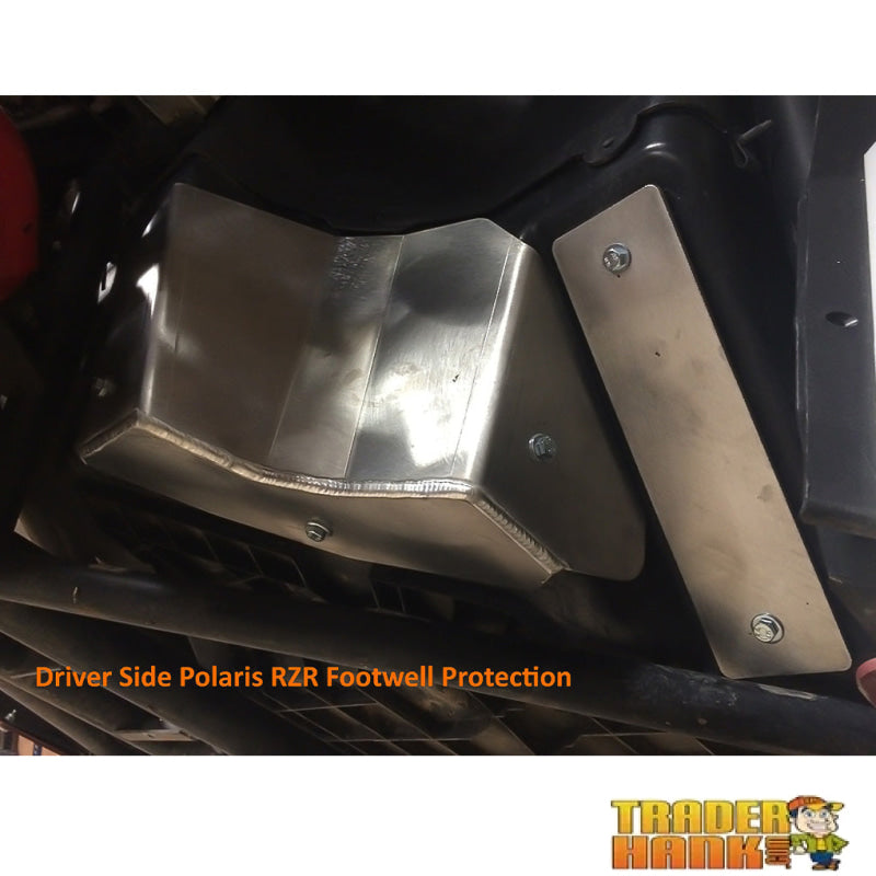 Polaris RZR XP Turbo Dynamix Ricochet 2-Piece Footwell Skid Plate Set | Free shipping