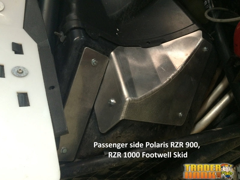 Polaris RZR XP Turbo Dynamix Ricochet 2-Piece Footwell Skid Plate Set | Free shipping