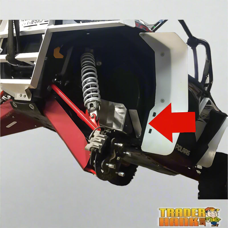 Polaris RZR XP Turbo Dynamix Ricochet 2-Piece Footwell Skid Plate Set | Free shipping