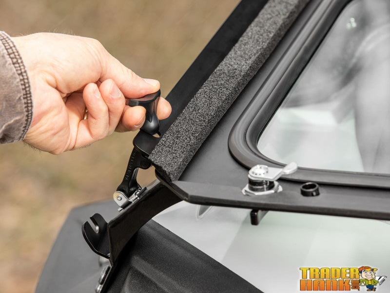 Polaris RZR XP Turbo Flip Down Glass Windshield | Free shipping