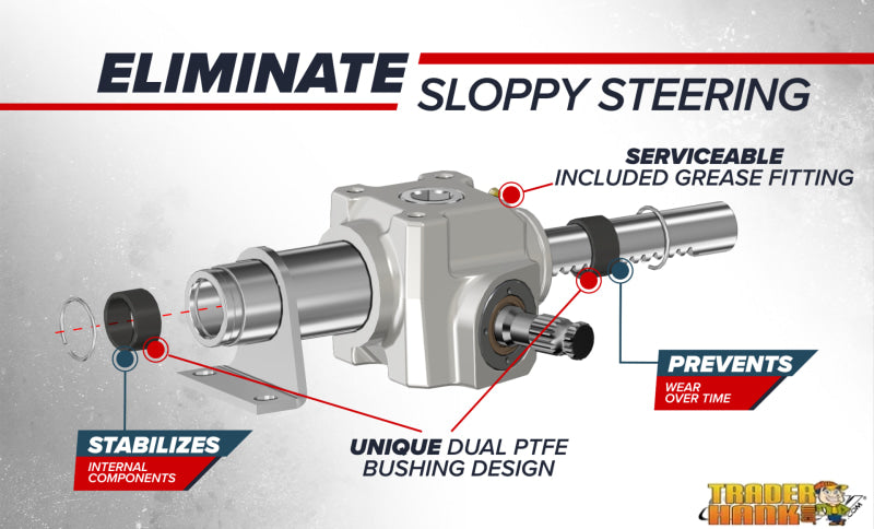 Polaris RZR XP Turbo RackBoss® 2.0 Rack and Pinion | UTV Accessories - Free shipping