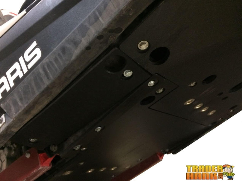 Polaris RZR XP Turbo S 4-Piece Aluminum or UHMW Frame Skid Plate Plate Set | Free shipping