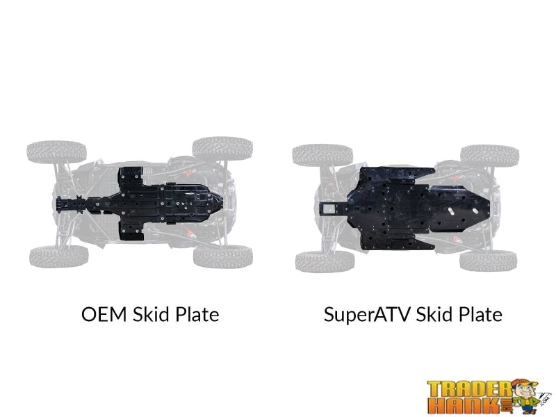 Polaris RZR XP Turbo S Full Skid Plate | UTV Skid Plates - Free shipping