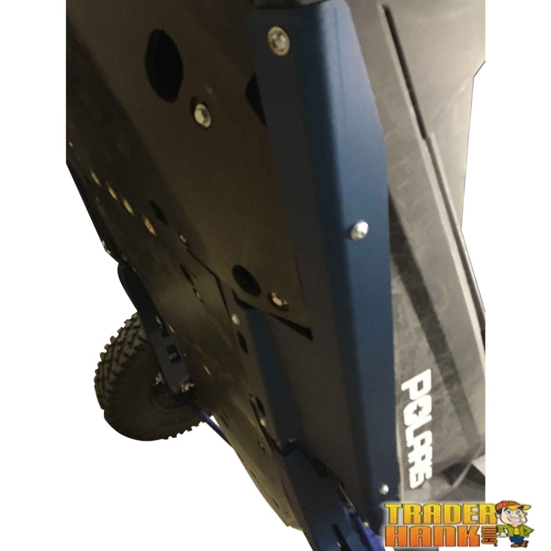 Polaris RZR XP Turbo S Ricochet 10-Piece Complete Aluminum or UHMW Skid Plate Set | Free shipping