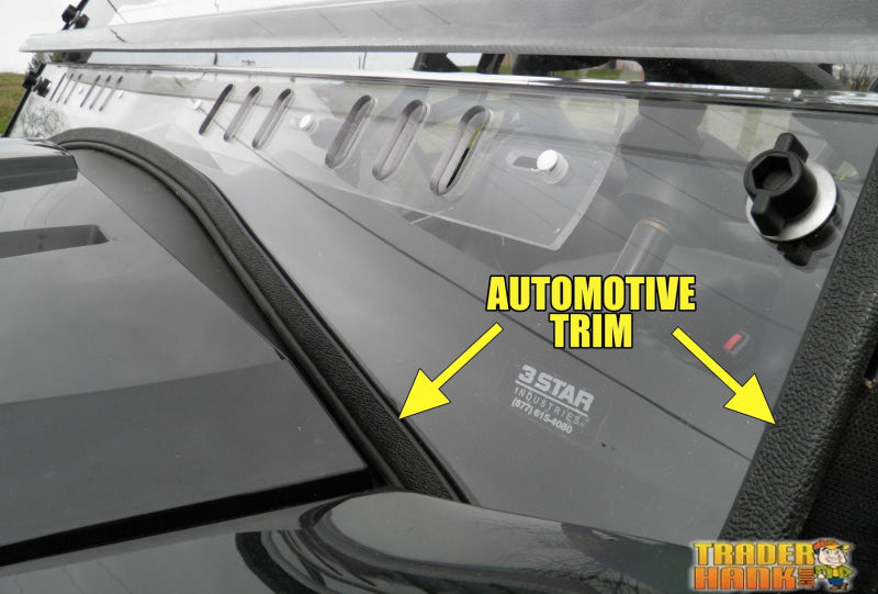 Polaris RZR XP Turbo S - Scratch-Resistant Half Windshield | UTV Accessories - Free shipping