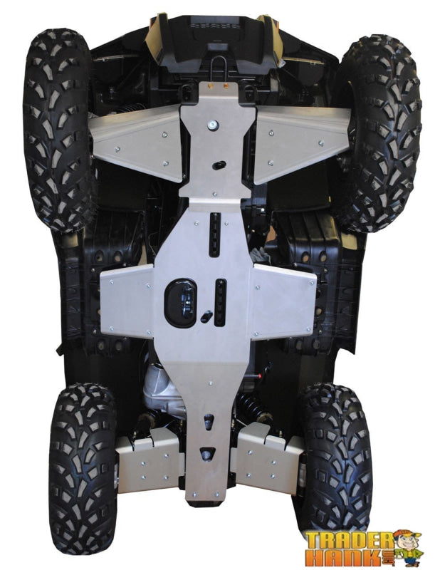 Polaris Sportsman 400 Ricochet 6-Piece Complete Aluminum Skid Plate Set | Ricochet Skid Plates - Free Shipping