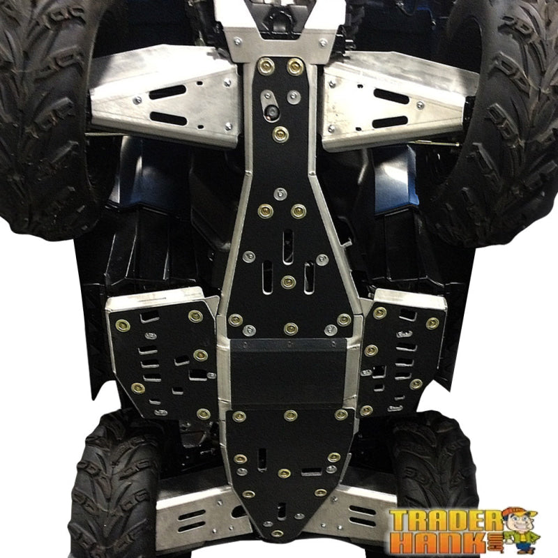 Polaris Sportsman 850 Ultimate Trail (Arched A-arms) Ricochet 8-Piece Complete Aluminum or with UHMW Layer Skid Plate Set | Free shipping