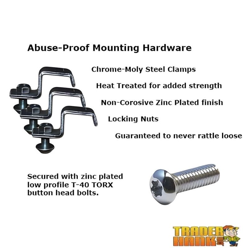 Polaris Sportsman Touring XP 1000 Trail Ricochet 2-Piece Full Frame Aluminum Skid Plate Set | Free shipping