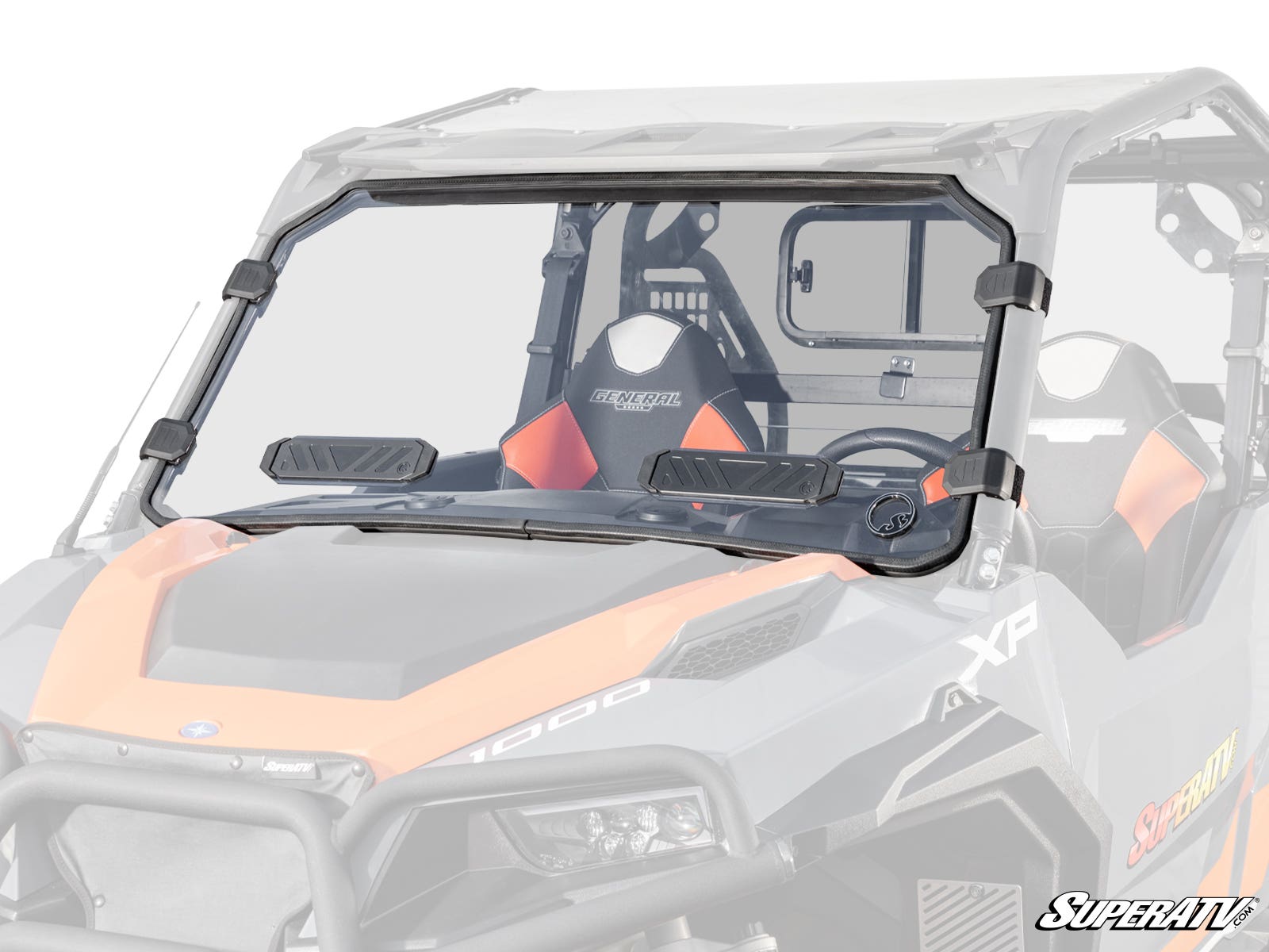 Polaris General XP 1000 Scratch Resistant Vented Full Windshield