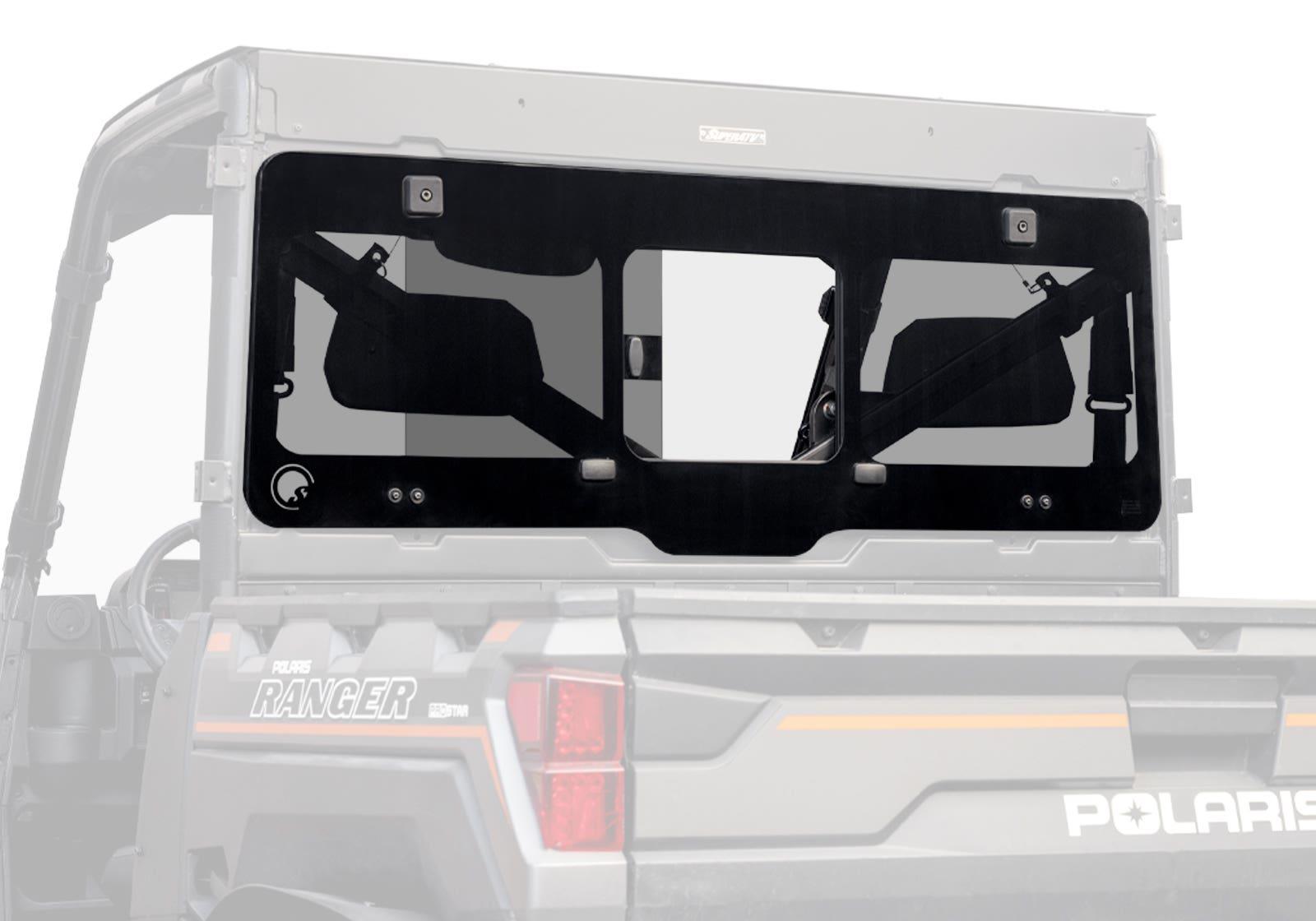 Polaris Ranger XP 900 Glass Sliding Rear Windshield