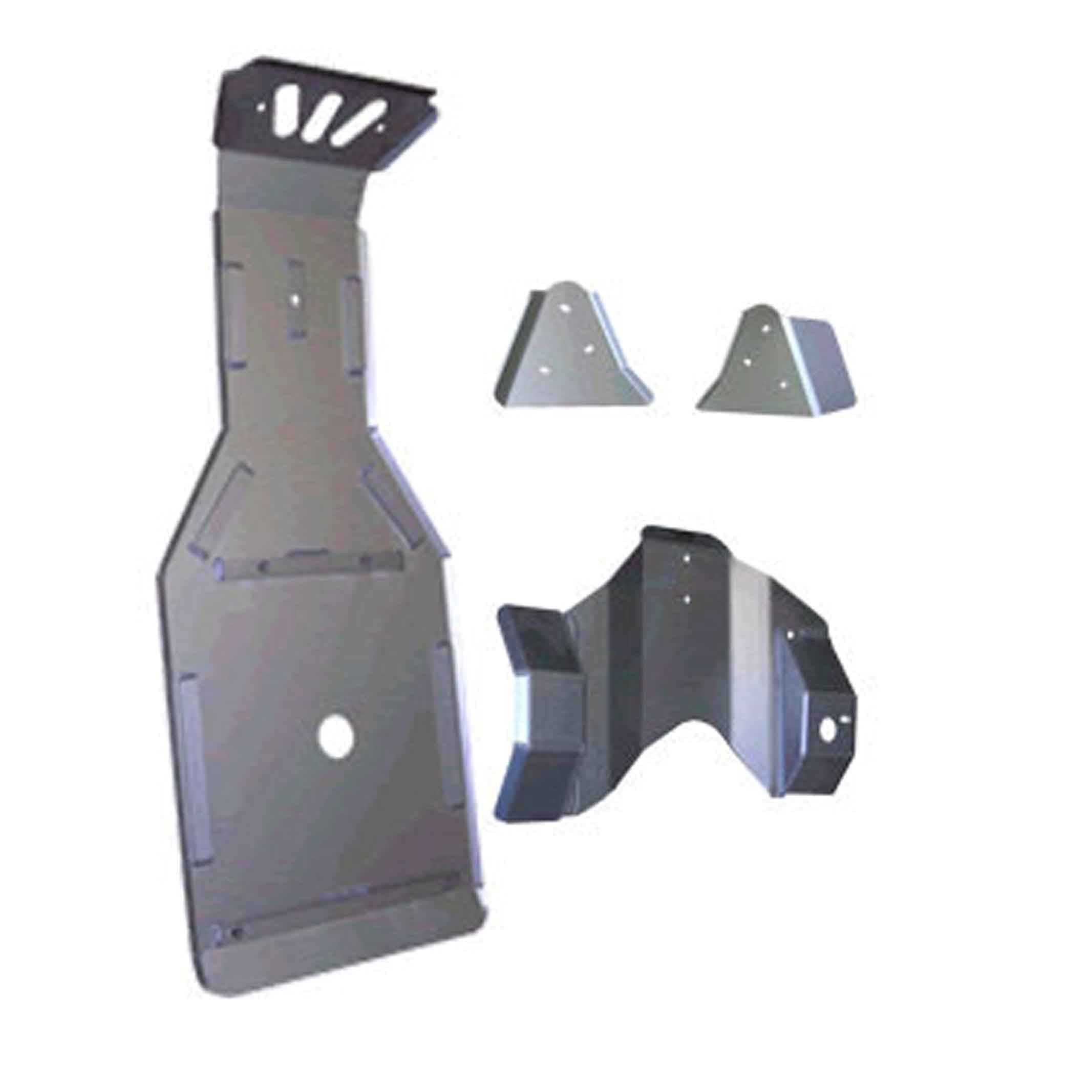 Kawasaki Prairie 400 Ricochet 4-Piece Complete Aluminum Skid Plate Set