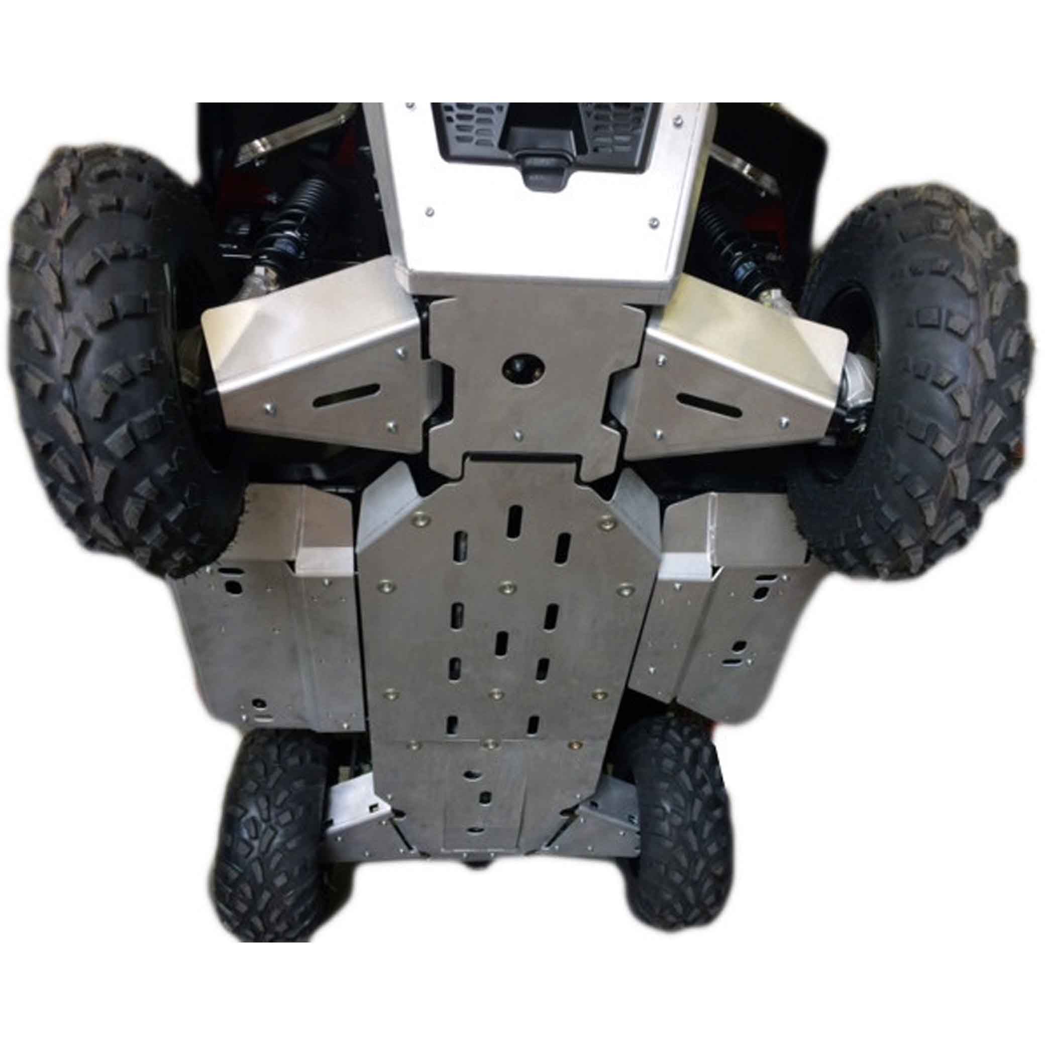 Polaris Ranger 570 (Mid-Size) Ricochet 9-Piece Complete Aluminum Skid Plate Set