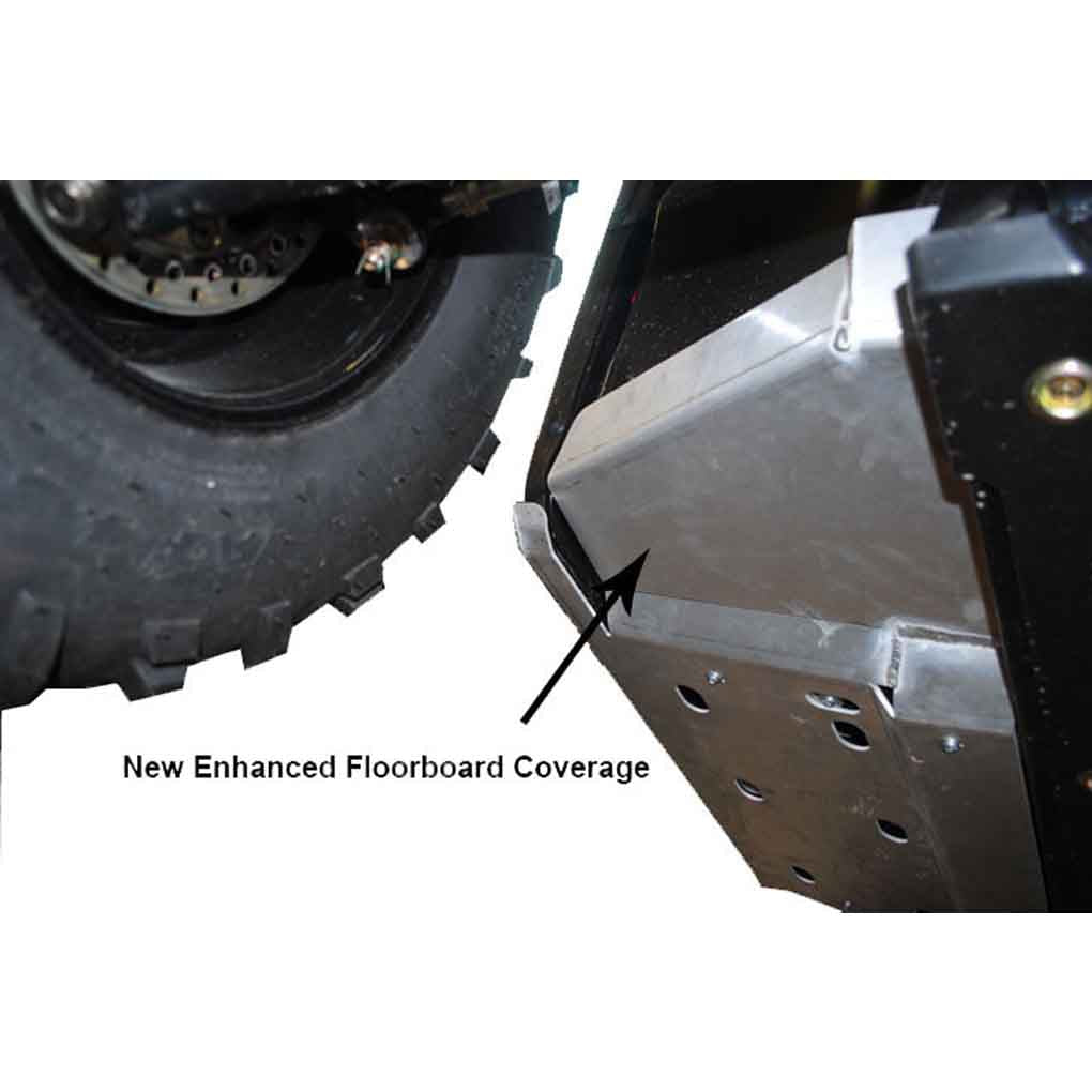 Polaris Ranger Crew 800 Ricochet 10-Piece Complete Aluminum Skid Plate Set