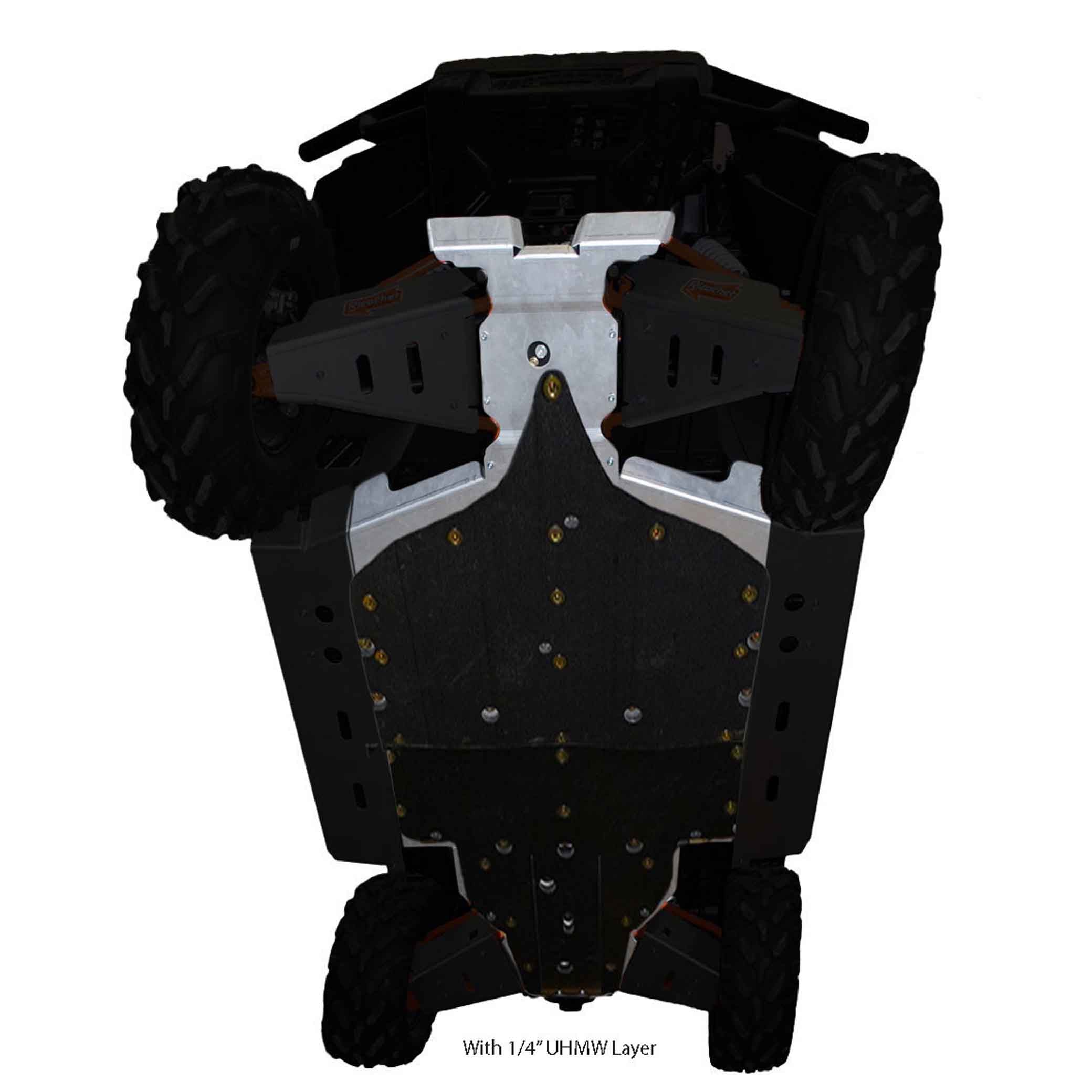 Polaris Ranger XP 900 High Lifter Edition Ricochet 4-Piece Full Frame Skid Plate Set